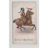 Cigarette card, Leon De Cuba Cigars, Colonial Troops, type card 'Central India Horse' (fair/gd) (1)