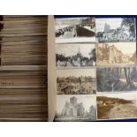Postcards, a large quantity of UK topographical inc. churches, towns, cities, coastal, resorts,