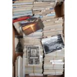 Postcards, 2000+ mixed age postcards mainly UK topographical. Counties include Berkshire, Sussex,