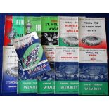 Rugby League programmes, collection of 11 Challenge Cup Final programmes with dates ranging