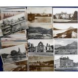 Postcards, Scotland, a mixed topographical assortment of 175+ cards, RP's and printed with various