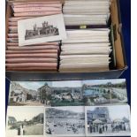 Postcards, approx. 900 UK topographical cards published by Peacock Brand, in numerical order from