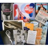 Glamour, mixed selection of items inc. 'Jayne Mansfield - Uncensored' 8mm silent b/w film, 2 x