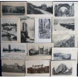 Postcards, a collection of approx. 90 early UK printed views, all undivided backs, inc. vignettes,