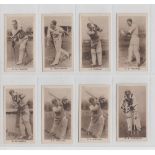 Cigarette & trade cards, South Africa, Mackintosh's South African Cricketers, 8 cards, nos 5 (x2),