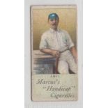 Cigarette card, Marcus's Cricketers, type card 'Abel' (gen gd) (1)