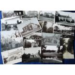 Postcards, Suffolk, a collection of 68 RP cards all showing country houses inc. Sudbourne Hall,