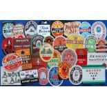 Beer labels, a mixed selection of 31 different labels, (1 with contents) various shapes, sizes and