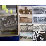 Postcards, collection of over 300 cards with over 150 being Tuck published. Mixture of UK and