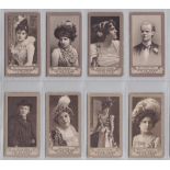 Cigarette cards, Mitchell's, Actors & Actresses, FROGA (brown), 22 cards, mixed series (fair/gd)