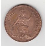 Coin, GB, penny, 1951 scarce date, EF with lustre