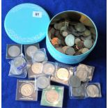 Coins, GB, a mixed collection of mostly British coins inc. many cased modern crowns 1960's onwards