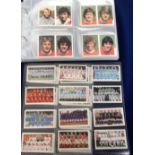 Trade cards, Football, album containing 4 sets, Daily Sketch, World Cup Souvenir (40 cards), World