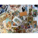 Trade Cards, a collection of approx. 200 19thC assorted trade cards for Dutch, French and Belgian