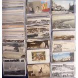 Postcards, Isle of Wight (77), LL's noted, and Hants covering Southampton (20) & Bournemouth (38).