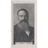 Cigarette card, Snell & Co, Boer War Celebrities 'STEW', type card, 'Late General Joubert' (slight