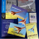 Aviation, Air Display Programmes, Farnborough Air Show programmes from 1954, 1956 and 1957, S.B.A.