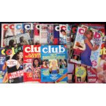 Glamour magazines, a collection of 35+ issues of Club International magazines, mostly 1980's (some