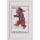 Cigarette card, G Prudhoe, Army Pictures, Cartoons etc , type card, 'Now we shant be long' (vg) (1)