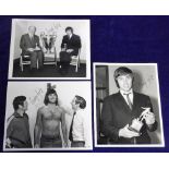 Autographs, Football, George Best, Manchester United, three, 8x10", b/w photographs being later