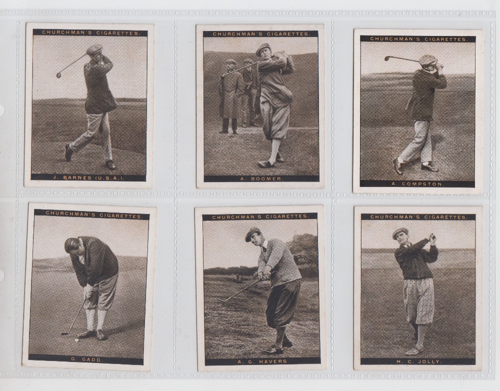 Cigarette cards, Churchman's, Famous Golfers 2nd Series 'L' size, (set, 12 cards) (gd/vg) - Image 3 of 4
