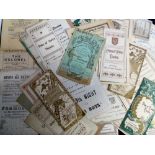 Ephemera, 70+ mid 19th to early 20thC mostly London theatre programmes inc. Lyric, Garrick, St