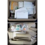 Stamps, accumulation of worldwide used stamps, housed in envelopes and packets etc., 1,000s, various