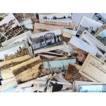 Postcards, South West England, a collection of approx. 400 cards, RP's, printed and artist-drawn,