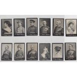 Cigarette cards, Churchman's, Boer War Celebrities & Actresses (121/41) (2 with marked backs, a