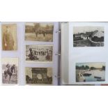 Postcards, a mixed subject and topographical selection of approx. 500 cards in 2 modern albums