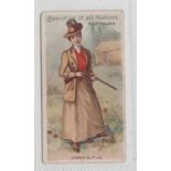 Cigarette card, A Baker & Co Ltd, Beauties of All Nations, type card, 'Australian' (sl edge