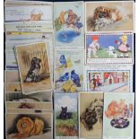 Postcards, a subject collection of approx. 80 cards, the majority published by Valentines.