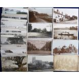 Postcards, a collection of approx. 140 topographical cards of Cheshire with many RP street scenes,