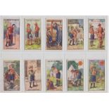Cigarette cards, Anstie, Scout Series (set, 50 cards, mixed condition, fair/gd)