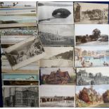Postcards, a mixed selection of 150+ mainly vintage cards, RP's and printed inc. Southern Counties