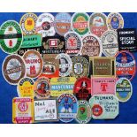 Beer labels, a mixed selection of 31 different labels, (one with contents) various shapes, sizes and