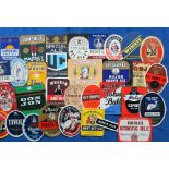 Beer labels, a mixed selection of 30 different labels (5 with contents) various shapes, sizes and