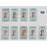 Cigarette cards, Cope's, Noted Footballers (Clip's, 282 Subjects), Sheffield Wednesday, 9