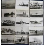 Postcards, collection of approx. 200 cards and photos of naval shipping with many modern, the
