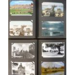 Postcards, a large collection of mainly mixed age UK topographical cards in 6 vintage albums, with