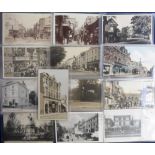 Postcards, a selection of 34 cards of Southampton with RP's of Palmerston Rd, Park View (Cosser),
