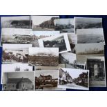 Postcards, Dorset, mostly street scene selection of approx. 50 cards of Dorset with 28 RP's inc. GWR