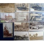 Postcards, Somerset, a selection of 11 Social History cards all RP's including Anglo-Bavarian