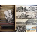 Postcards, a collection of over 400 European cards from France, Germany, Austria and North Africa