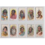 Cigarette cards, Australia, Sniders & Abrahams, Natives of the World (14/25) (2 with pin holes,