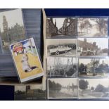 Postcards, a mixed, mostly UK topographical and subject selection of approx. 380 cards with street