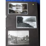 Postcards, River Thames, a collection of 150+ cards inc. 100+ RP's with good river views at Sunbury,