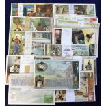 Trade cards, Liebig, a collection of 16 sets, appear complete but not individually checked, all from