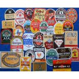 Beer labels, a mixed selection of 30 different labels, various shapes, sizes and breweries including