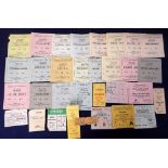 Football tickets, Southampton FC, a collection of 32 different home & away match tickets, 1965/6 &